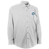 Seattle Mariners Esteem Button Down Dress Shirt (White) - XX-Large