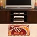 NCAA Virginia Tech Hokies Orange-Maroon 18" x 30" Handmade Rug