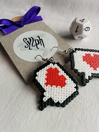 Hama pixel jewelry - Chatty Heart