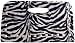 Lux de Ville Retro Zebra Faux Fur STUD CLUTCH Handbag