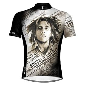 Buy Primal Wear Bob Marley Dreadlock Rasta Cycling Jersey Mens XXL 2X 2XL with DeFeet socks now!