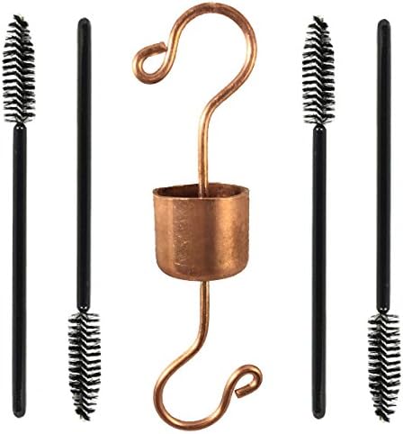 Hummingbird Feeder Ant Guard Moat - Handmade Solid Copper Insect Barrier Trap for Nectar Feeders