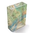 Lily Design Map Transferware Vase