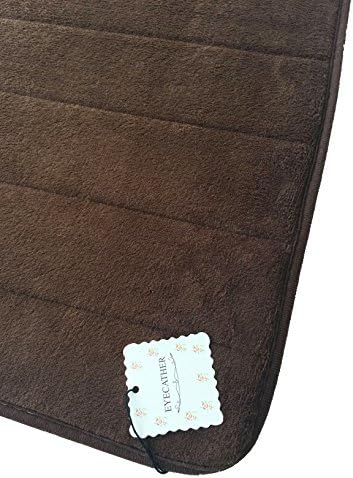 Super Soft Coral Velvet Fabric Bathroom Living Room Mats / Rugs / Carpet Non-slip Anti-bacterial Bath Mats Safety 2FT * 1.3FT(40 Cm X 60 Cm)