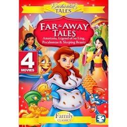 Far and Away Tales(4 Disc Set)-Anastasia, Pocahontas, Legend of Su Ling, Sleeping Beauty