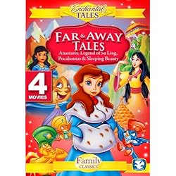 Far and Away Tales(4 Disc Set)-Anastasia, Pocahontas, Legend of Su Ling, Sleeping Beauty