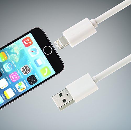 Karnotech® REMAX 8 pin Lightning USB Cable Fast Charging Durable Charging Sync Cable Date Transmission Wire for iPhone 5/5s/5c/6/6 Plus /iPad Air 2 3ft/1M White