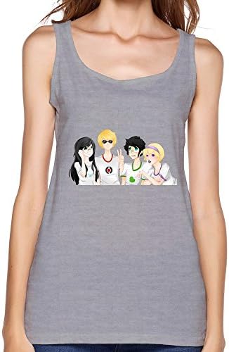 YIRONG Women's Beta Kids Homestuck Tank Top Size XXL Gray