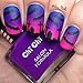 Whats Up Nails - Graveyard Vinyl Stencils for Nail Art Design (2 Sheets, 40 Stencils Total)