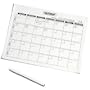 Ableware 718110000 Write On/Wipe Off Generic Calendar
