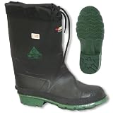 Baffin Black Green Rubber Steel Toe Boot 