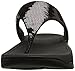 FitFlop Women's Classic Electra Sandal ,Black ,5 M US