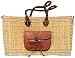 Moroccan Straw Summer Beach / Shopper / Tote Bag 18"x11"x6.5"
