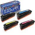 4er Set Toner f�r HP Color Laserjet CP 1210 CP 1213 CP 1214 CP 1214 N CP 1215 CP 1216 CP 1217 CP 1510 CP 1513 CP 1514 N CP 1515 N CP 1516 N CP 1517 N CP 1518 NI CP 1519 N CB540A CB541A CB542A CB 543A -
