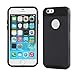 iPhone 6 Plus Case, oneCase™ Hybrid High Impact Heavy Duty Dual Layer Hard PC Outer Shell with Soft Rubber Inner Armor Defender Case Cover for Apple iPhone 6 Plus 5.5 inch Screen with Screen Protector & Stylus (Black)