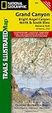 Search : Grand Canyon National Park. Bright Angel Canyon and North/South Rim #261 (Trails Illustrated)