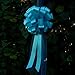 Turquoise Wedding Pull Bows with Tulle Tails - 8