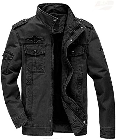 GXGSX Men's Fashion Cotton Military Style Air Force Jacket