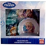 Disney Frozen Elsa Anna Mealtime Set - 3 Items - Plate, Bowl, Tumbler