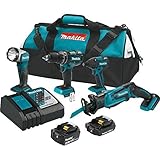 Makita XT444MR 18V LXT Lithium-Ion Cordless 4-Pc. Combo Kit [並行輸入品]