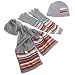 51mJzXOIOTL. AA75  Threads Womens Pocket Stripe Scarf, Glove, Beanie Set