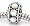 Birthstone Spacer Bead Charm (AB White)