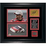 Mounted Memories Elliott Sadler Framed Photos w/ Autographed Card & Piece of Race Used Tire