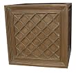 Planter - Lattice Box (Antique Bronze) (24" square)