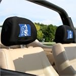 Duke Blue Devils 2-Pack Headrest Covers