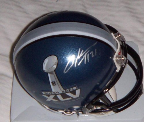 CHARLES WOODSON SIGNED AUTOGRAPHED SUPER BOWL MINI HELMET GREEN BAY PACKERS W/ HOLOGRAM + COA