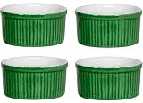 Emile Henry Provencal Vert Green 6-Ounce Ramekins, Set of 4
