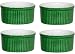 Emile Henry Provencal Vert Green 6-Ounce Ramekins, Set of 4