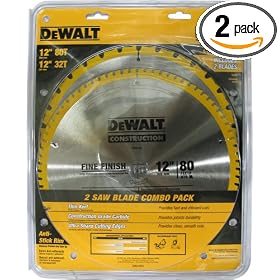 DeWalt DW3128P5 Series 20 12-Inch 80 Tooth and 12-inch 32T ATB Thin Kerf Crosscutting... by DeWalt
