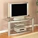 Powell Matte Silver Plasma Stand