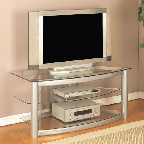 Powell Matte Silver Plasma Stand Best Sellers