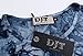 DJT Womens Tie Dyed Hankerchief Hemline Tunic Top XX-Large #17 Navy