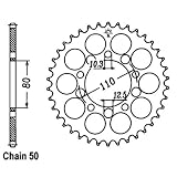 JT Sprockets JTR1334.42 42T Steel Rear Sprocket