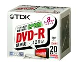 TDK Ͽ����DVD-R CPRM�б� �������ǥ����� �ۥ磻�ȥ磻�ɥץ�󥿥֥� 20P DVD-R120DPWX20K