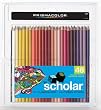 Prismacolor 92807 Prismacolor Scholar Colored Woodcase Pencils, 48 Assorted Colors/Set