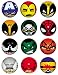 Marvel Heroes Foam Balls - set of 12 + Stickers