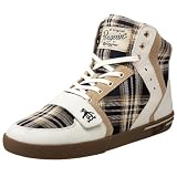 Original Penguin Men's Moby Hi Fashion Hi Top Court Shoe,Off White/Navy,9 M US