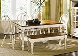 Rectangular Leg Dining Table by Liberty - Linen Sand with Suntan Bronze Fin ....