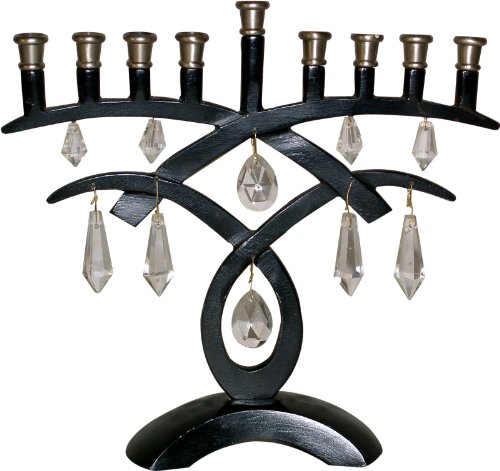 Menorah - Black & 8.5 H