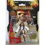 Zizzle Pirates of the Caribbean Dead Mans Chest 3 3/4 Inch Action Figure Series 3 Half Skeleton Jack Sparrow