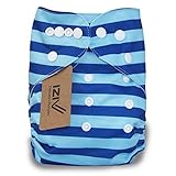 iZiv新生児1厚いおむつ付きオーガニック幼児防水/調整/再利用可能/洗えるポケット布おむつのフィット赤ちゃん0.5-3歳(ベア)