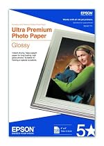 Epson Ultra Premium Photo Paper Glossy, 4 x 6, 100 Sheets (S042174)