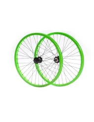 Sports: Pure Fix Cycles Fixed Gear Freestyle Wheel Set, Green, 26-Inch - Pure Fix Cycles, Inc.