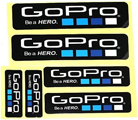 Gopro Hero Icon Sticker Fashional Cool Icon Sticker for Gopro 6pcs/lot ( 2 S + 2 M + 2 L )