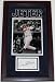 Derek Jeter Autographed Card CUSTOM FRAMED with a New York Yankees 8x10 Photo