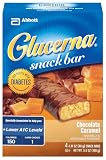 Cover of Glucerna Snack Bar for People with Diabetes, Chocolate Caramel, Six- 4 Bar Packages